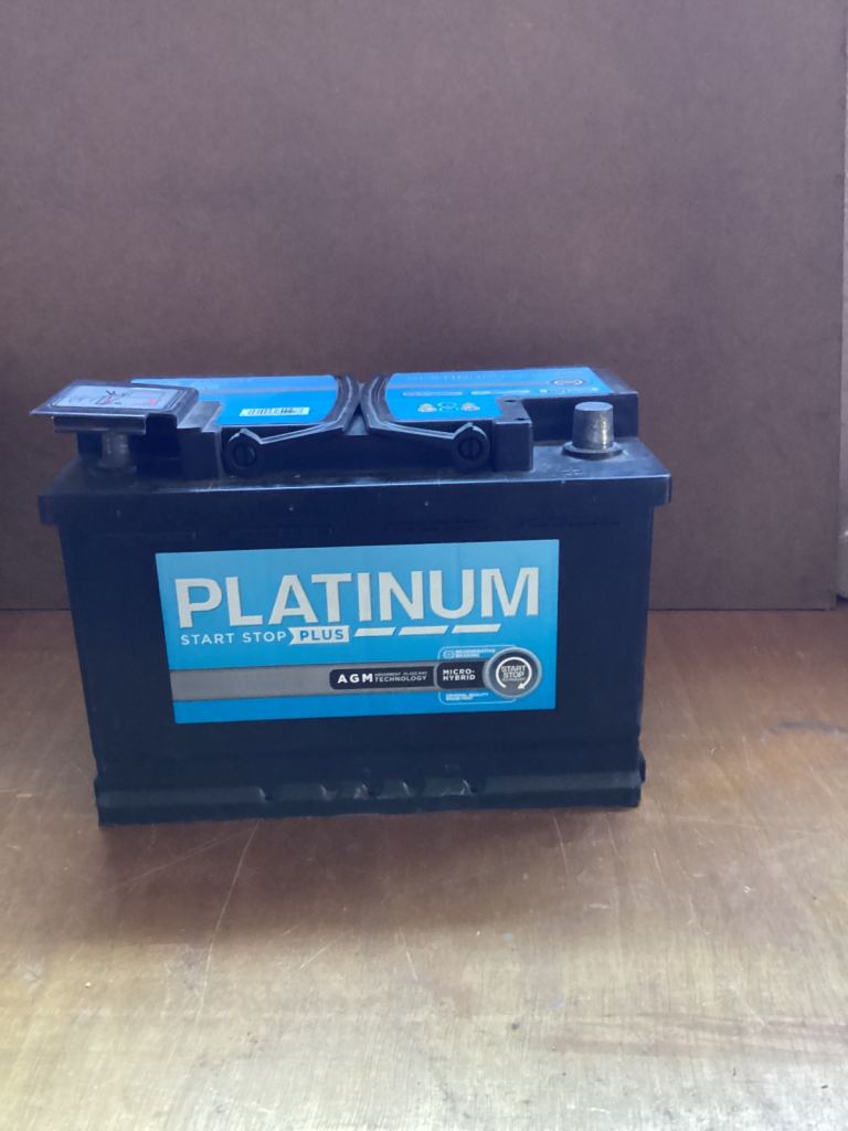 Stop start car or van battery 