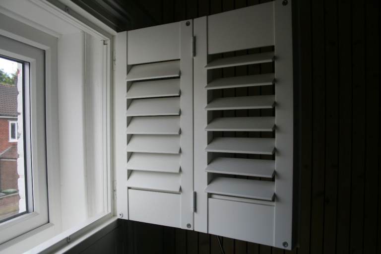 Tier on Tier Shutter for internal Window dressing