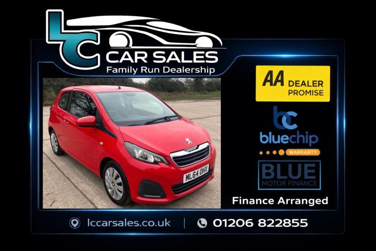 2014 PEUGEOT 108 1.0 VTi Active - £20 road tax - cheap to run - ideal first car