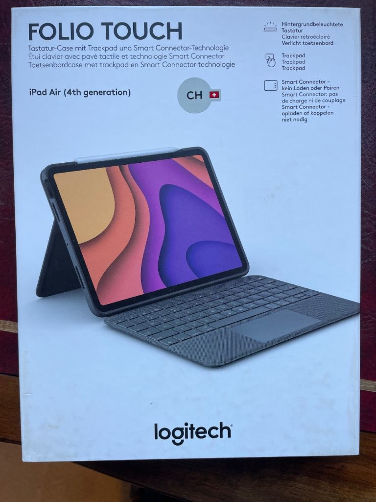 image for iPad Air 4th generation Logitech keyboard New