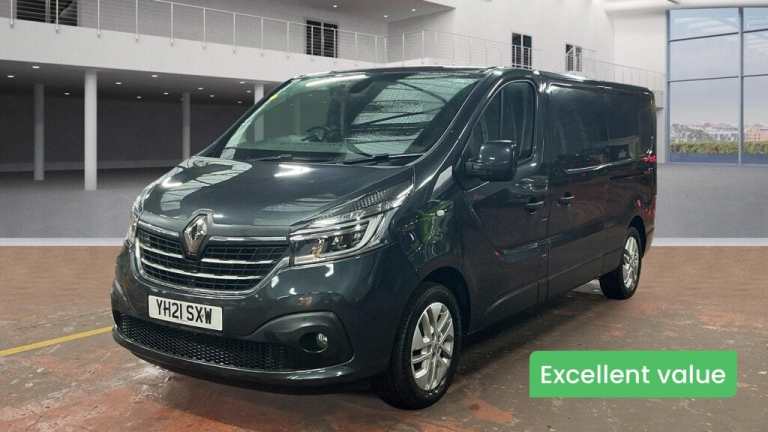 2021 Renault Trafic LWB L2H1 Sport Energy Air Con Sensors EURO 6 NO VAT Panel Van Diesel Manual