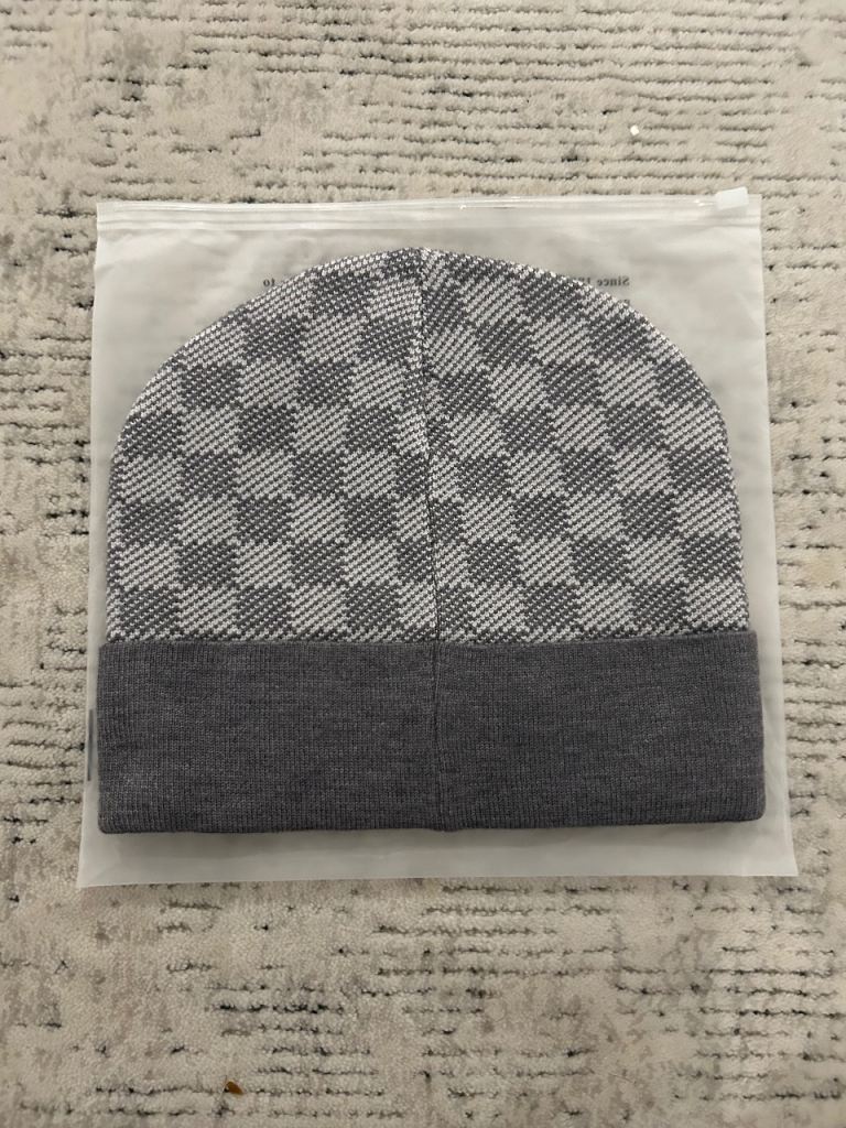 Grey Louis Vuitton Beanie