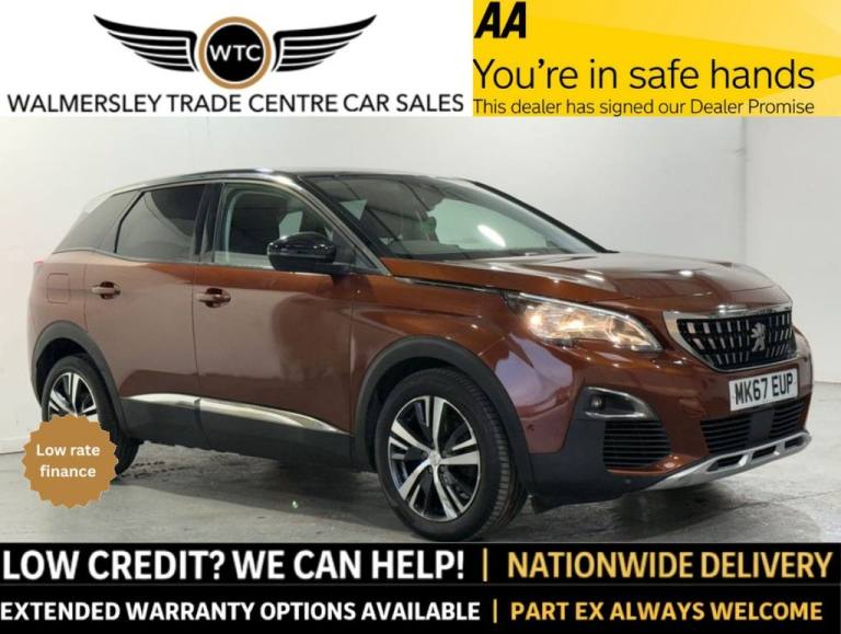 2017 Peugeot 3008 1.2 PureTech Allure SUV 5dr Petrol EAT Euro 6 (s/s) (130 ps) HATCHBACK Petrol A...