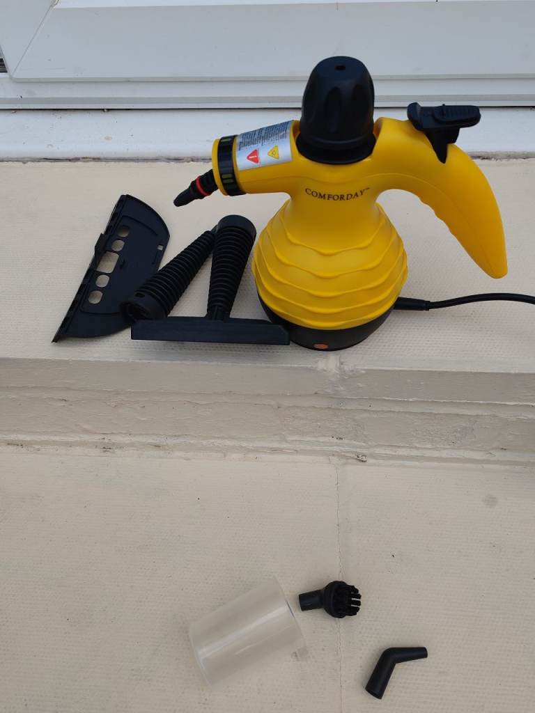 COMFORTS Handheld Steam Cleaner with Accessories – Good Condition