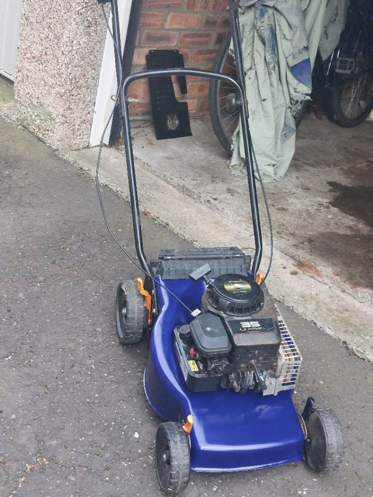 Petrol lawnmower 