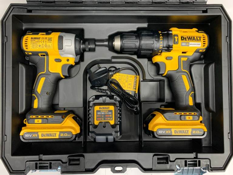 DEWALT DCK2060D2T-SFGB 18V Drill & Impact Driver Set
