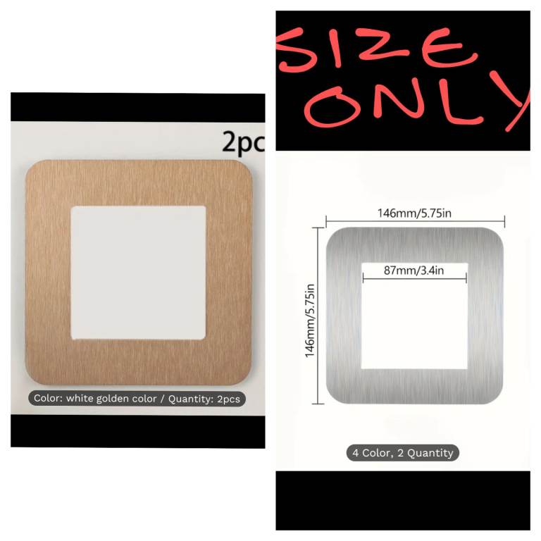 Light switch surround x2