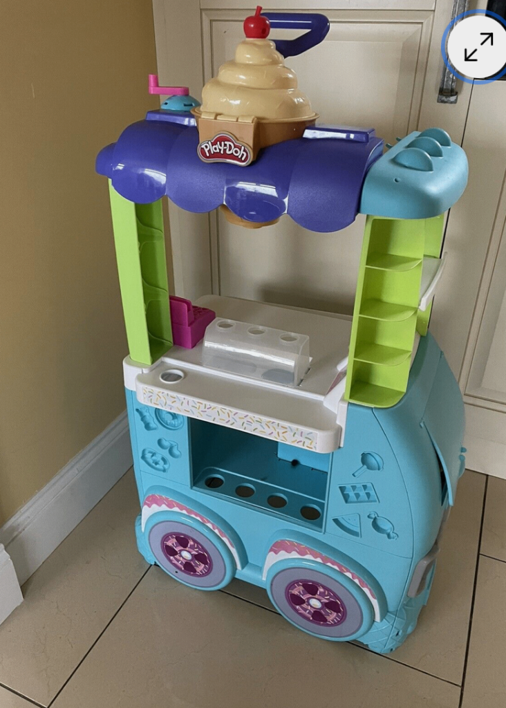 Large kids Play-dough Ice Cream track