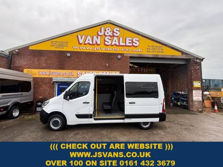 2021 21 VAUXHALL MOVANO 2.3 CDTI 3500 BITURBO EDITION MINIBUS 9 SEATER LOW MLS (