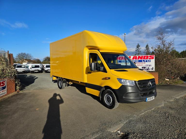 2020 ON 70 PLATE MERCEDES BENZ SPRINTER 314 CDI LWB LUTON TAIL LIFT ULEZ FREE 