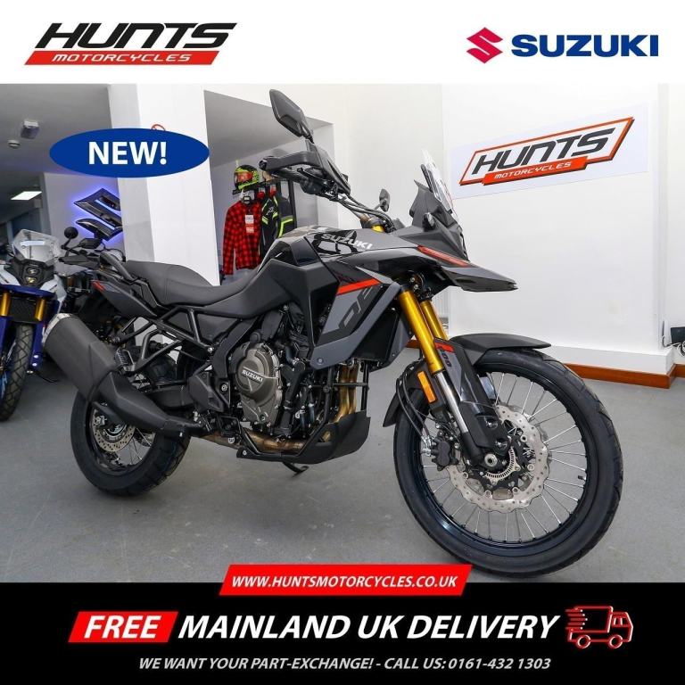 NEW Suzuki V-Strom 800DE. Black. WITH FREE ALLOY SIDE CASES. £9,999 On The Road