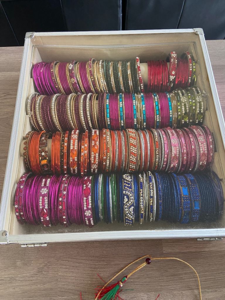  Indian bangles with box 