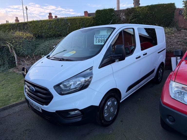 2020 20 FORD TRANSIT CUSTOM 2.0 TDCI 320 ECOBLUE DCIV CREW VAN L1 H1 EX POLICE
