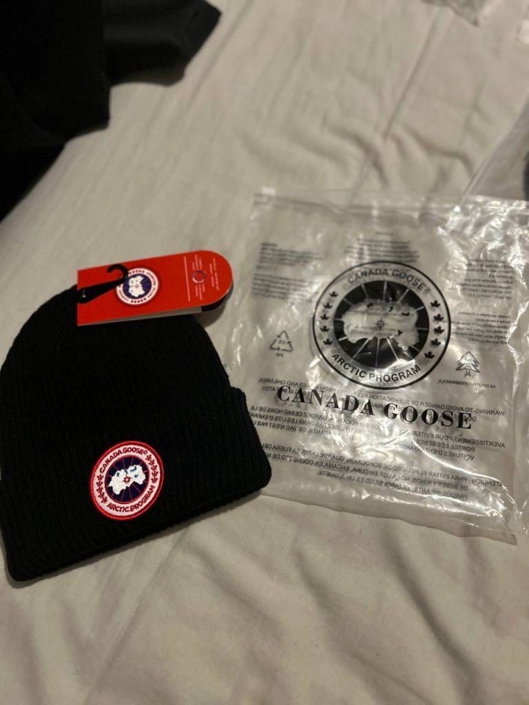 Canade Goose Beanie Black