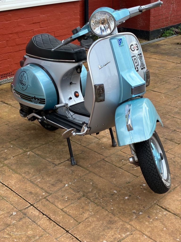 VESPA Px125 57 plate with loads of history lovely looking scooter 