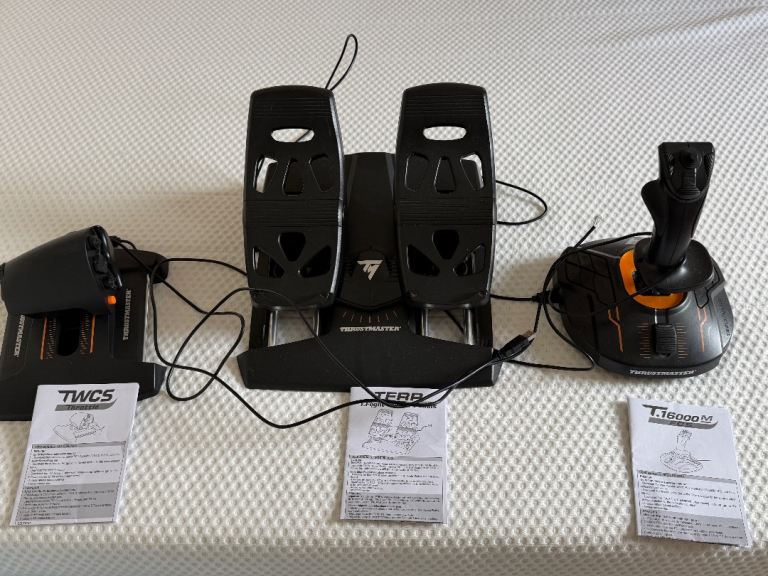 Thrustmaster T.16000M FCS HOTAS Flight Stick & Pedals