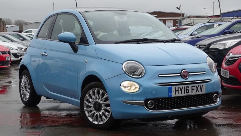 FIAT 500 1.2 500 My17 1.2 69hp Lounge Blue Manual Petrol 2016