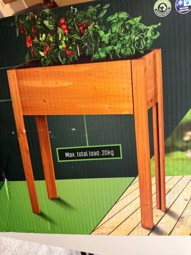 Wooden Raised Planter