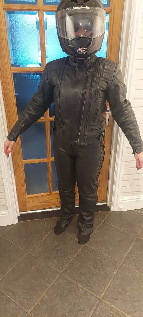 motorcycle leathers ladies size 8-10