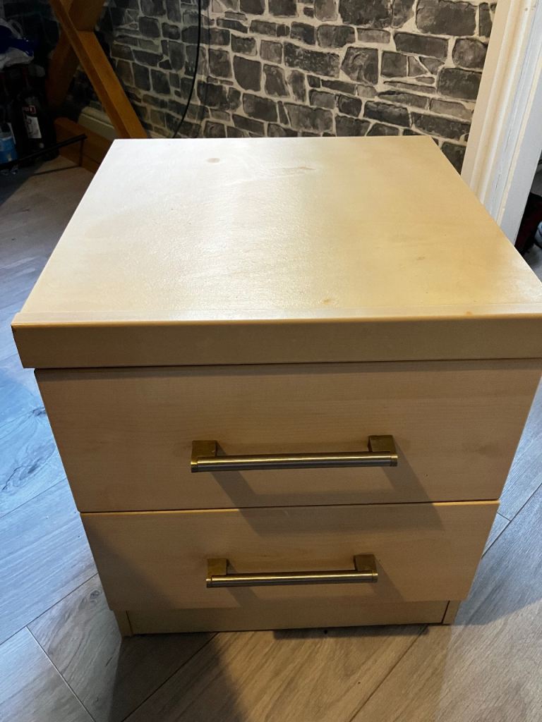 Bedside table very heavy & good quality can deliver for a small charge
