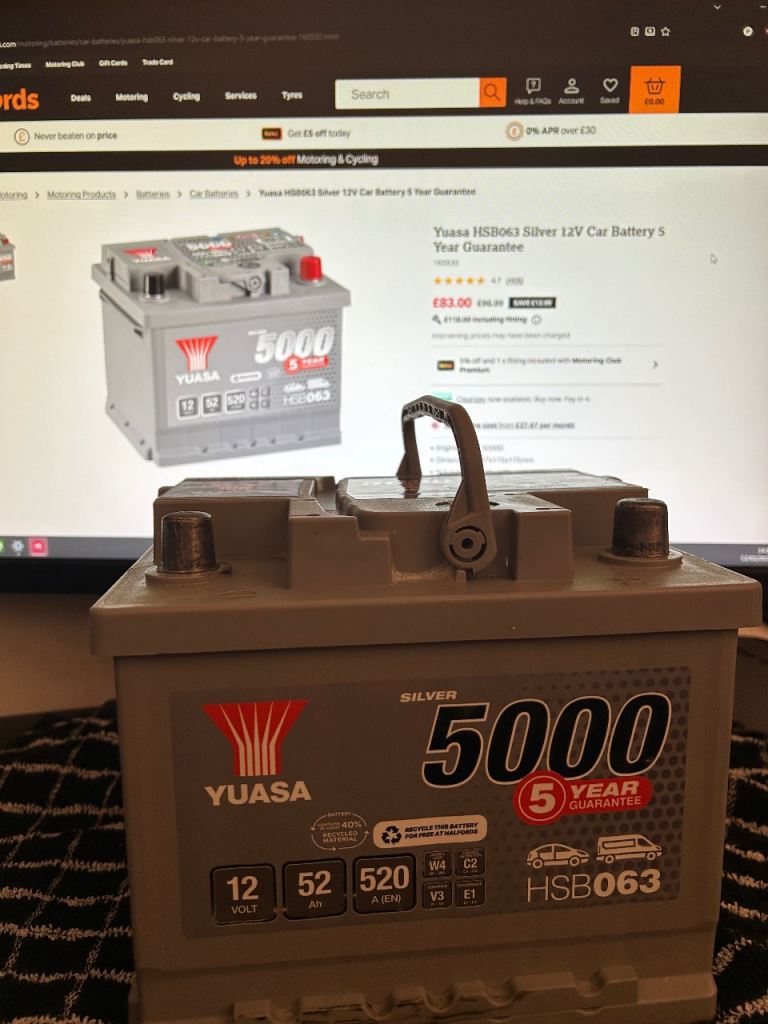 Car/van battery HSB063