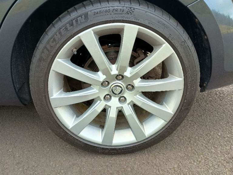 JAGUAR XF XE 19" ALLOYS 5x108 WHEELS TYRES XJ XK X S TYPE FORD VOLVO