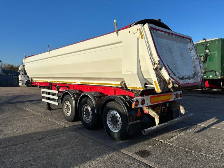 Bulk Kelburg steel aggregate tipping trailer 2017 Auto door auto cover front