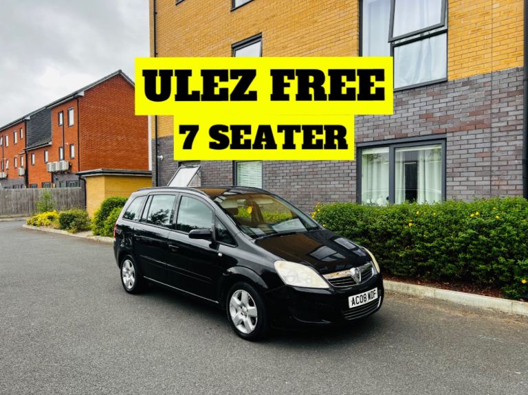 Vauxhall Zafira Exclusiv 7 Seater MPV Petrol Ulez Free 7Month Mot Full History Bargain 