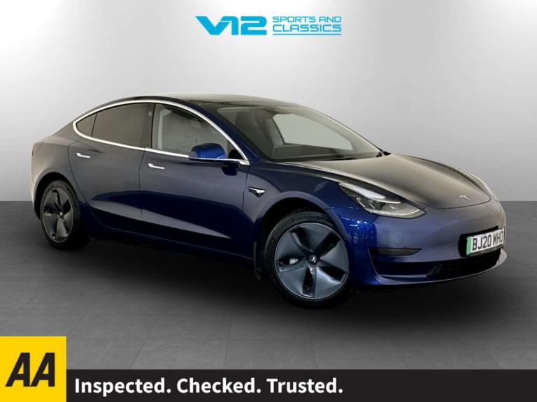 2020 Tesla Model 3 Standard Range Plus Saloon 4dr Electric Auto RWD (241 bhp) Saloon Electric Aut...