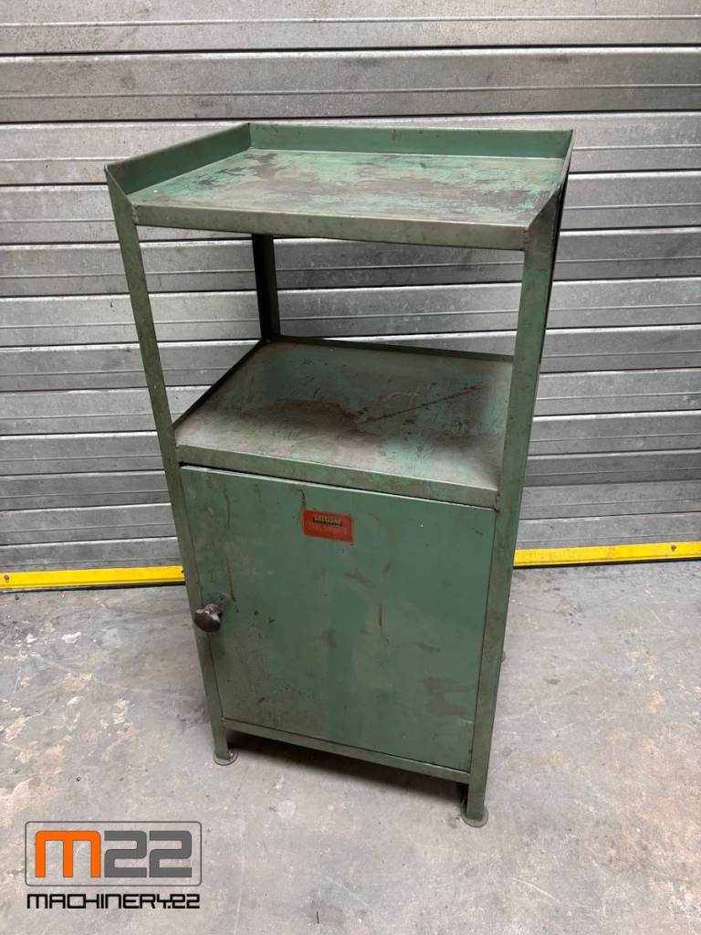 Vintage Elliott Industrial Tool Cabinet Steel Shop Storage Cabinet