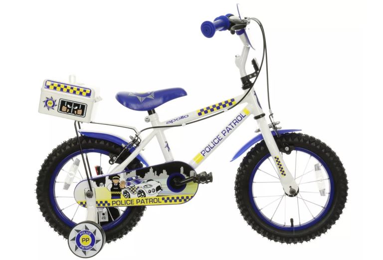 Halfords police kids bike 