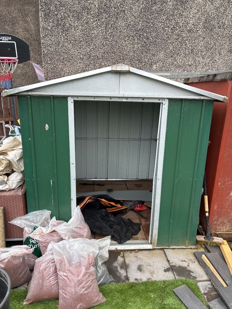 ***FREE**** 2.2mx2m Metal Shed 
