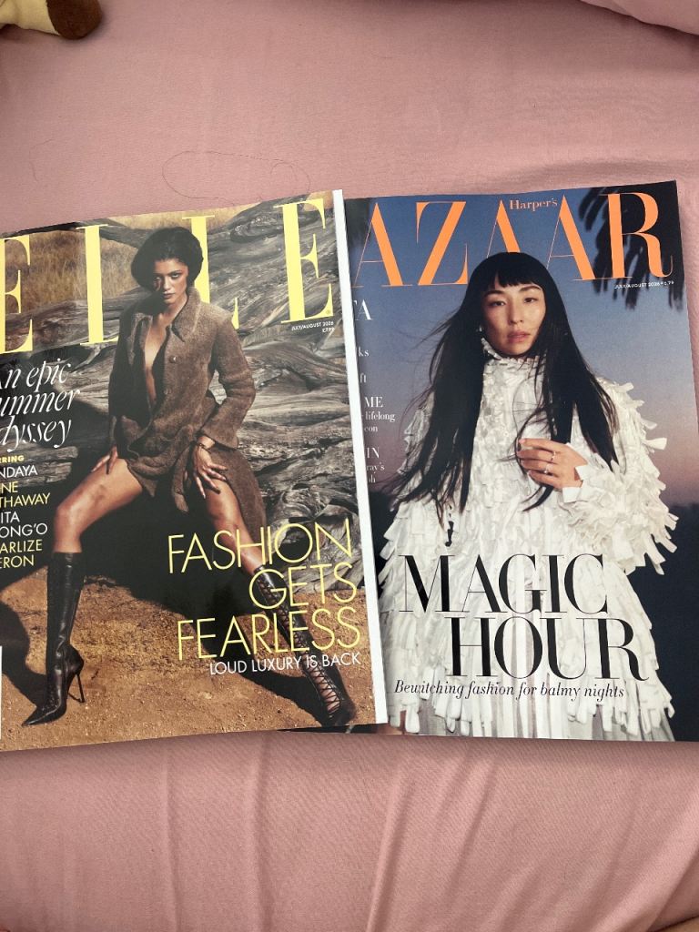 ELLE and HARPER'S BAZAAR Magazines July August 2026 – Good Condition