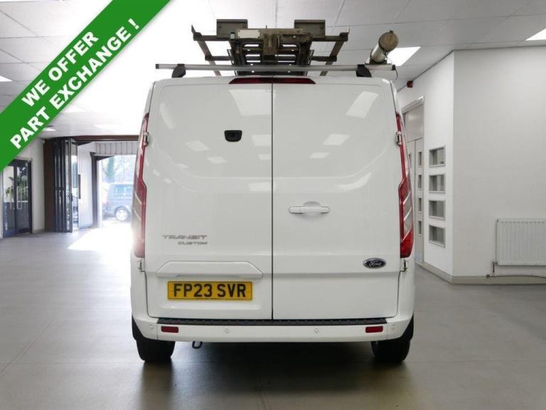 2023 FORD TRANSIT CUSTOM 280 2.0 EBL 130 BHP SWB LIMITED AUTOMATIC ( ROOF RACK )