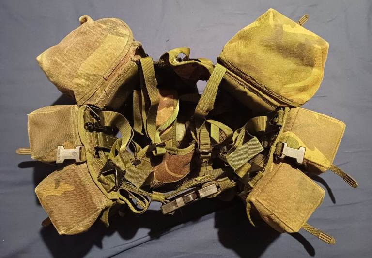 British Army, DPM, Tactical Webbing & Water Bottle & Mug