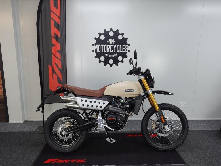 Fantic Caballero 125 Rally Sand. New In Store Ready To Go. Official Dealership 