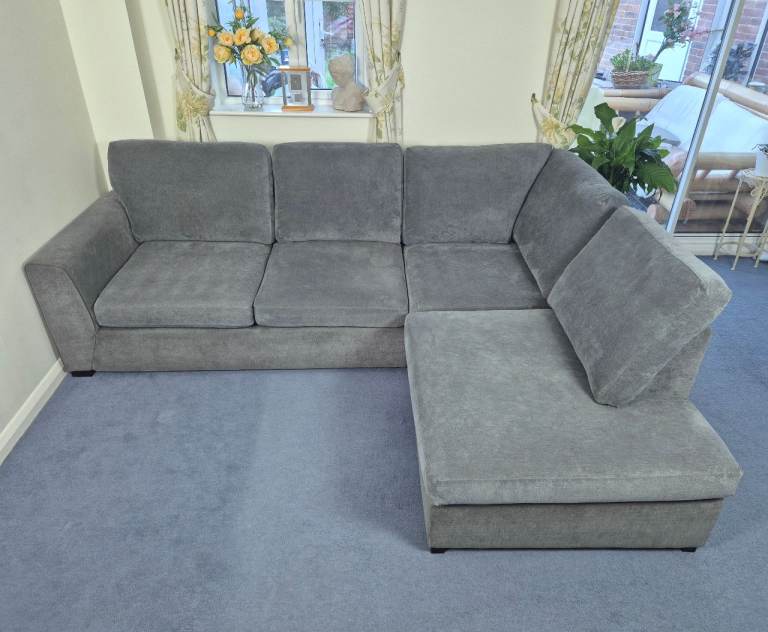 DFS Orka Left Hand Facing Arm Open End Corner Sofa RRP in Grey £879 *FREE LOCAL DELIVERY*