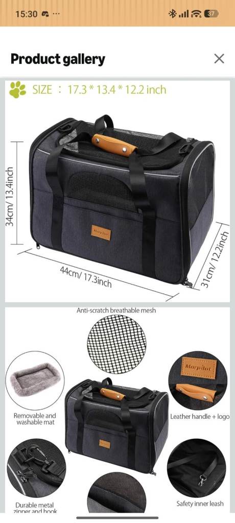 Puppy cage and carrier 