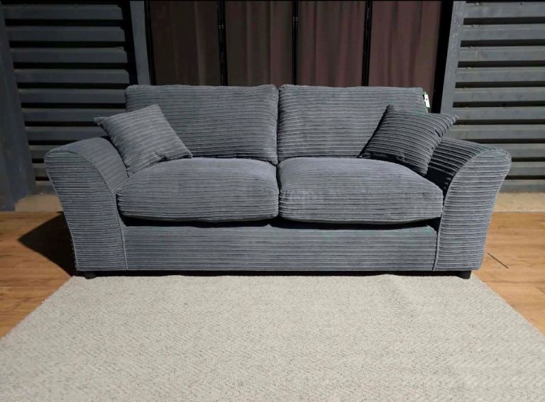 All cord 3 seater sofa