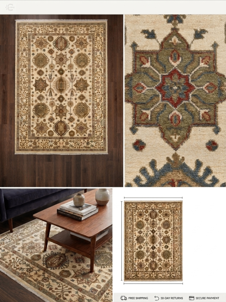 New handmade Ziegler rug 300x200 cm 
