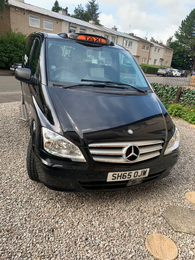 Taxi & Glasgow Plate Mercedes Vito Automatic 