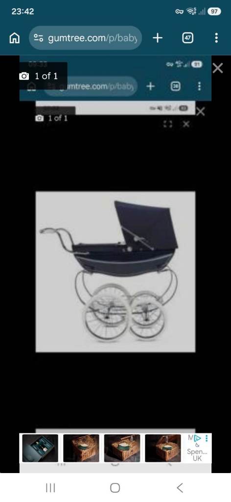 Silvercross dolls pram wanted 