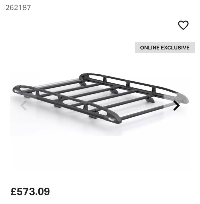 Rhino campervan or van roofrack