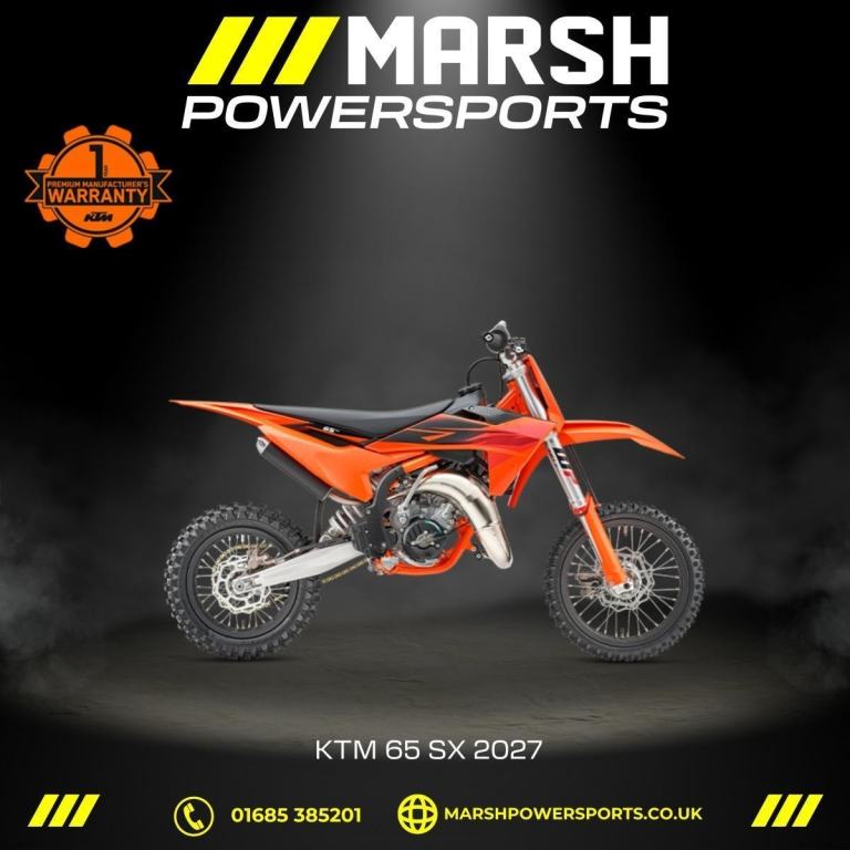 65 SX 2027 Model - KTM Main Dealer - Reserve NOW!