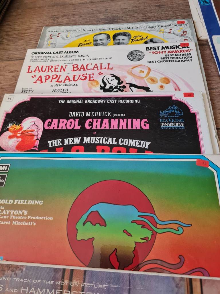 Vinyl Lp's 22 in total  musicals 