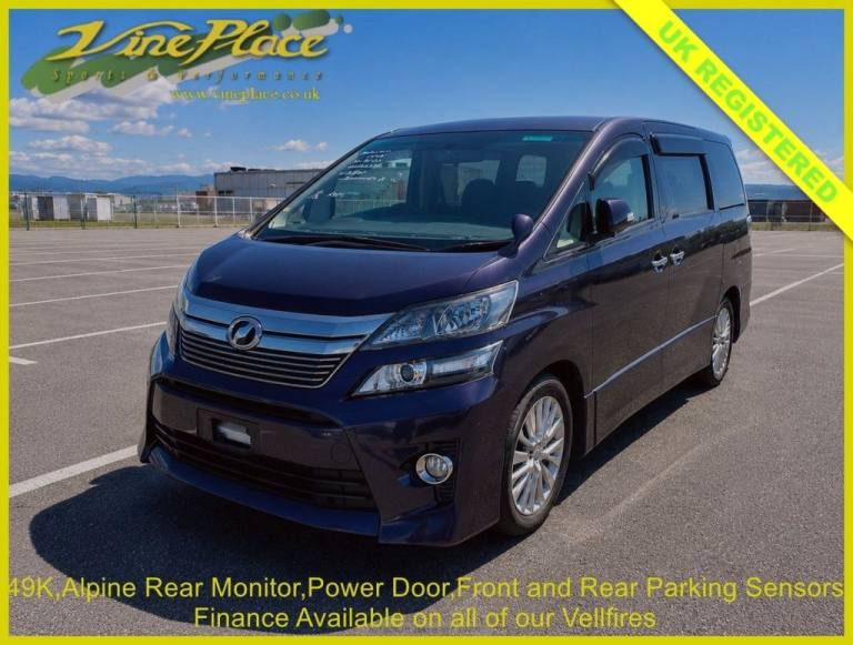 2012 Toyota Vellfire 2.4Z, Auto,7 Seat MPV Petrol Automatic