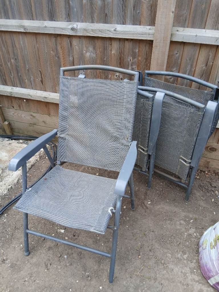 Free used garden chairs. 