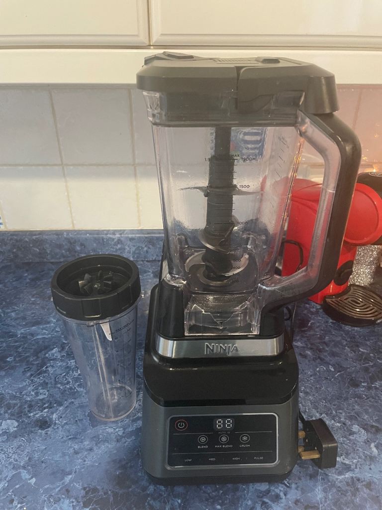 image for Ninja 2-in-1 Blender [BN750UK] Auto-iQ, Mix, Crush, Smoothie, Blend
