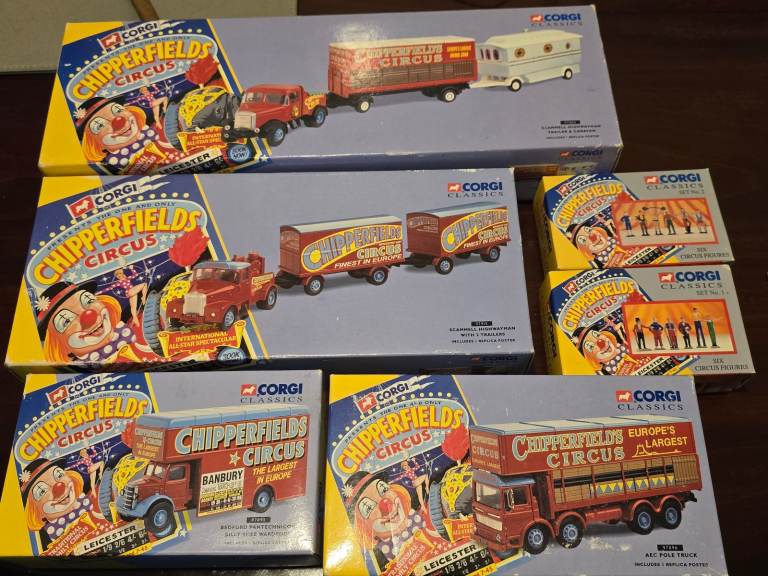 Corgi Chipperfield Circus vehicles