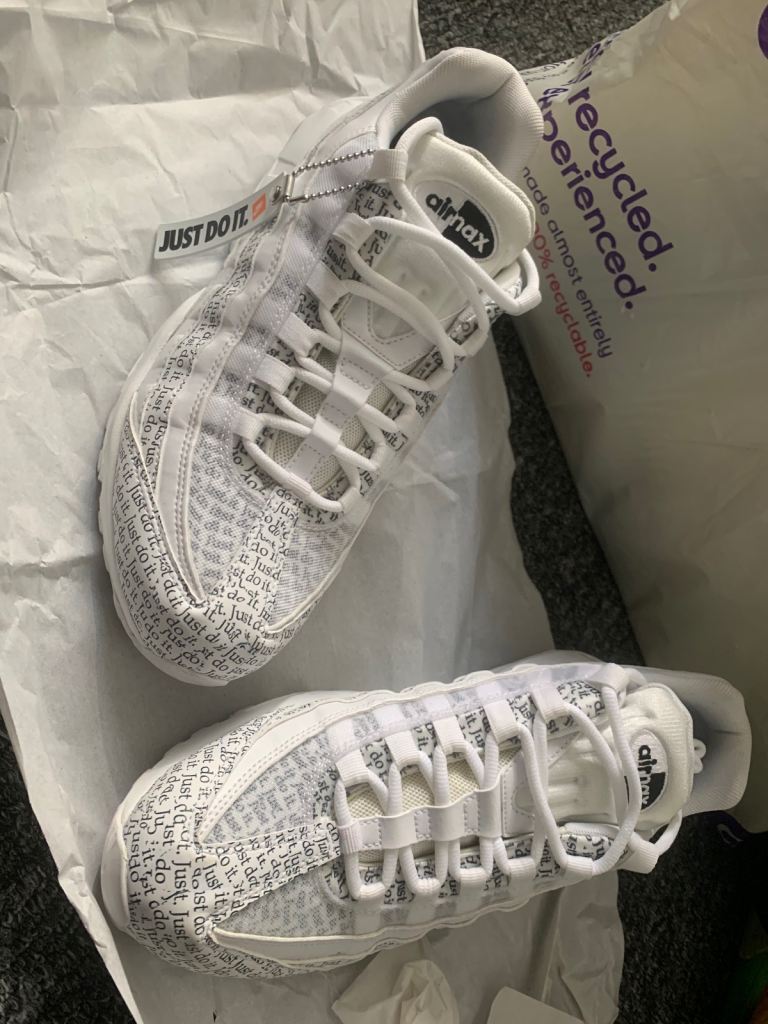 image for Nike air max 95 just do it pack white